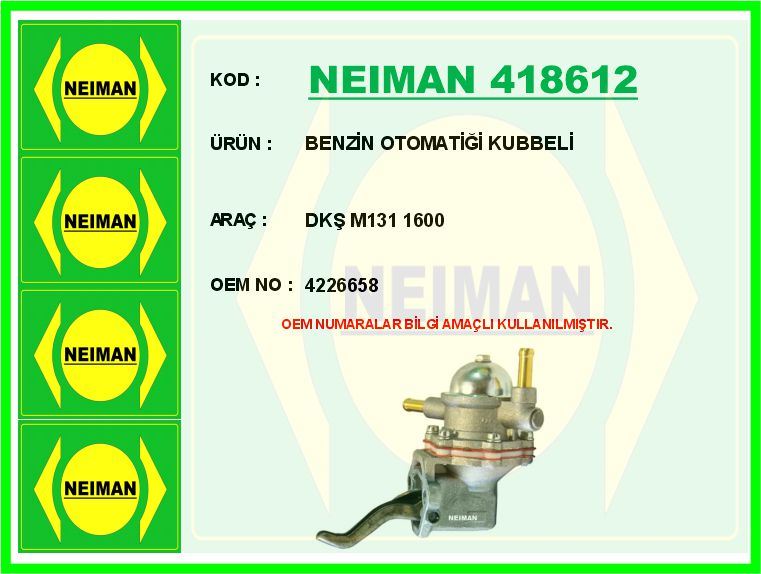 FIAT BENZIN OTOMATIGI DKS M131 1.6 74>