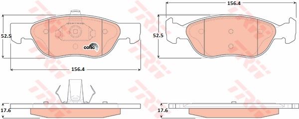 FIAT ON FREN BALATASI PUNTO 1,3 JTD 16V,1,4 1,9 JTD 06 / 03> PUNTO VAN 1,9 JTD 09 / 01>