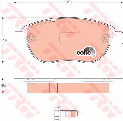 FIAT ON FREN BALATASI CITROEN C3 II C4 XSARA BERLINGO 00> PEUGEOT 1007 207 307 206 00> FIAT DOBLO 06> GEE