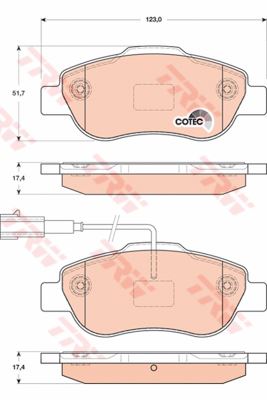 FIAT ON FREN BALATASI FIAT 500 500C DOBLO FIORINO PANDA 1.3 MJET 1.4 1.2 1.9 JTD 1.6 16V 01> FORD KA 1.3