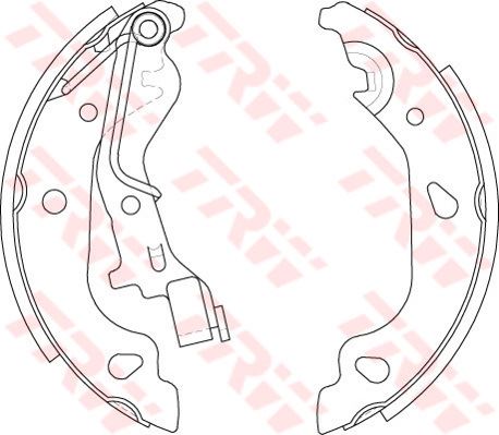FIAT ARKA FREN BALATASI PABUC PUNTO 1,2 / 1,3JTD / 1,9JTD 99> ABSLI ARACLAR ICIN