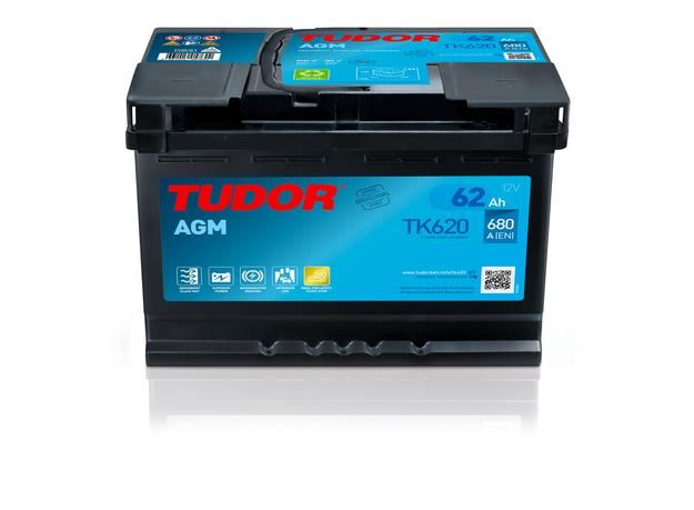 AKU AKU 12V 62 AH 680A START STOP AGM L02 (242X175X190)