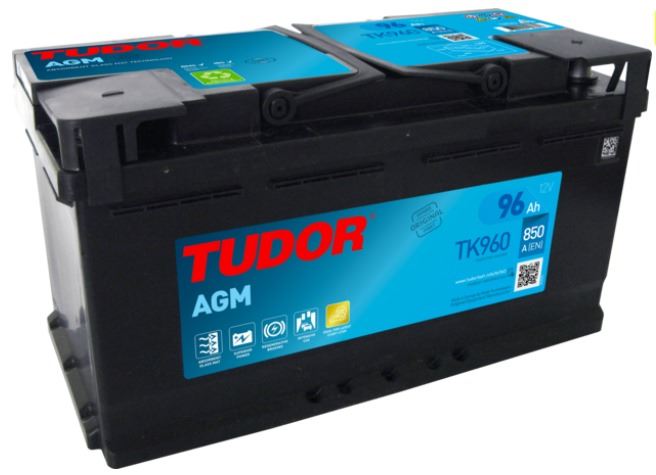 AKU AKU 12V 96 AH 850A START STOP AGM L05 (353X175X190)
