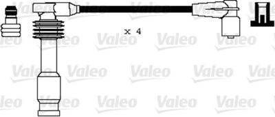 OPEL BUJI KABLO TAKIMI ASTRA F 92>98 CORSA B 93>02 TIGRA A 93>02 VECTRA B 96>02 X14XE – X16XEL – C16XE