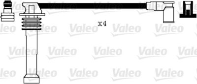 FORD BUJI KABLOSU TAKIM MONDEO III 00>07 MAZDA 6 1,8 / 2,0 16V 00>06
