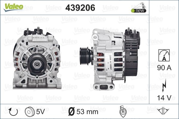 MERCEDES ALTERNATOR (12V 90A) A-CLASS W168 97>04 VANEO 414 02>05