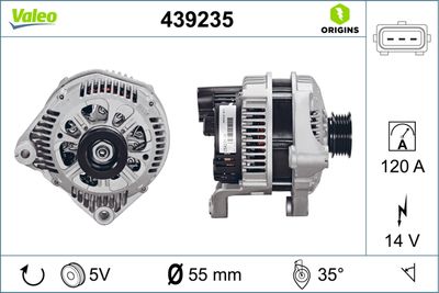 BMW ALTERNATOR 12V 120A BMW E38 E39 E46  X5 M47 M57