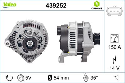 BMW ALTERNATOR SARJ DINAMOSU 14V 150A BMW E38 E39 E46 E83 M47 M57