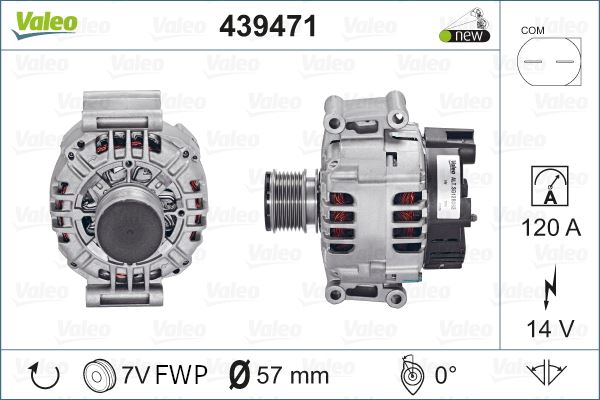 MERCEDES ALTERNATOR (14V 120A) W203 02>07 S203 02>07 CL203 02>08 W211 02>08 R171 04>11