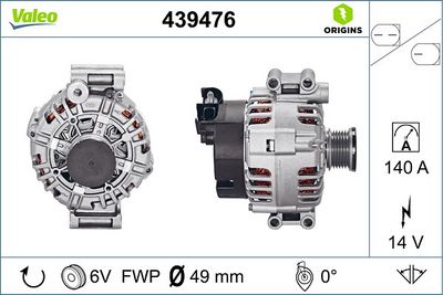 BMW ALTERNATOR 14 V 150 A BMW N40 N42 N45 N46 N E46 E81 E82 E87 E90 E60 E83 E84