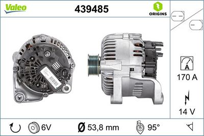 BMW ALTERNATOR SARJ DINAMOSU 12V 170A  BMW M47 M57 E60 E63 E64 E65