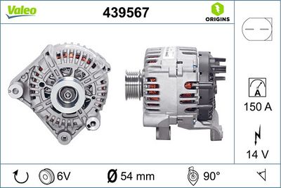 BMW ALTERNATOR SARJ DINAMOSU 12V 150A BMW M47 M57 E46 E83 E53