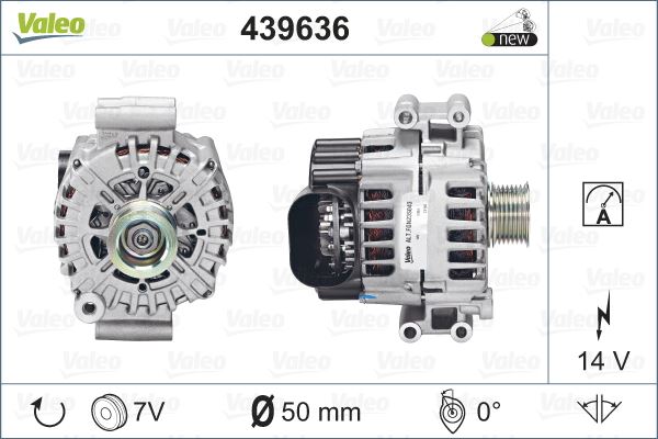 BMW ALTERNATOR SARJ DINAMOSU 220 A 14 V BMW F10 F07 F01 E70 E71 E72 F12 F13