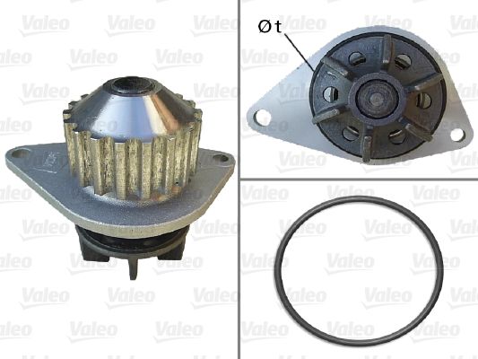 PSA DEVIRDAIM SU POMPASI 206 YM BIPPER C2 C3 PARTNER BERLINGO TU3JP-TU3A 1.4 8V MQP