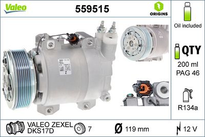 NISSAN KOMPRESÖR NISSAN NV350 URBAN 2012 – VALEO 559515