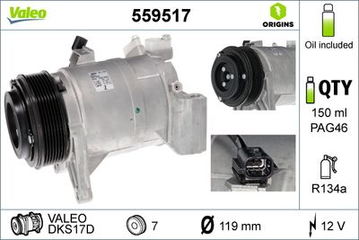 NISSAN KOMPRESÖR NISSAN MURANO, TEANA 2009 – VALEO 559517