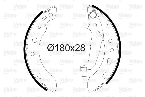 NISSAN PABUÇLU FREN BALATASI NISSAN MICRA II (K11) | MARCH | VERITA 1.5 D ; NISSAN MICRA II (K11) | MARCH | – VALEO 564041