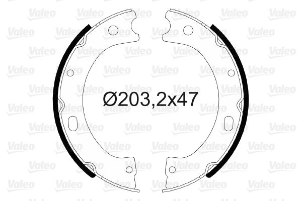 NISSAN PABUÇLU FREN BALATASI NISSAN PATROL III/1 Station Wagon (W160) 2.8 (W160) ; NISSAN PATROL III/1 Hard – VALEO 564058