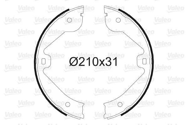 VAG FREN BALATASI ARKA (PARK FRENI PABUCU) W164 05>11 W251 07>14 X164 06>12 , VOLKSWAGEN TOUAREG 02>10 A
