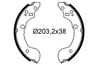 NISSAN PABUÇLU FREN BALATASI NISSAN PRIMERA HB – VALEO 564285
