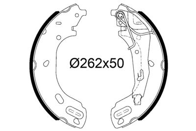 NISSAN PABUCLU FREN BALATASI NISSAN NP300 NAVARA – VALEO 564306
