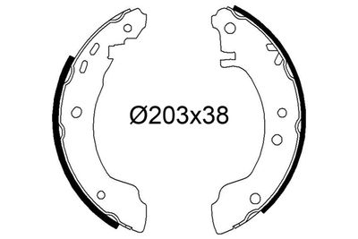 NISSAN PABUCLU FREN BALATASI NISSAN ALMERA PRIMERA – VALEO 564328