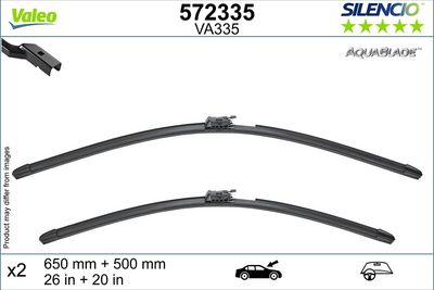 LAND ROVER SILECEK SUPURGESI 650+500MM LHD KIT  RANGE ROVER 2022 RANGE ROVER SPORT 2023 – VALEO 572335