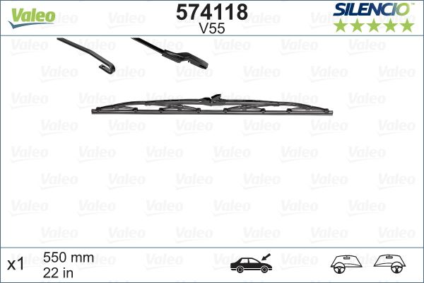 PSA SILECEK SUPURGESI 550mm XM / ZX / MEGANE P306