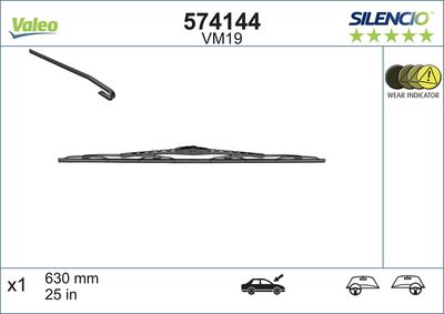 MERCEDES SILECEK SUPURGESI (630mm) E-CLASS W210 98>02 S210 97>03