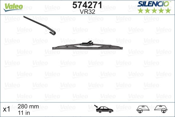 FORD ARKA SILECEK SUPURGESI FOCUS I 03>05 FIESTA V 01>12 FUSION 01>12 MONDEO III 00>07 SEAT CORDOBA 99>02