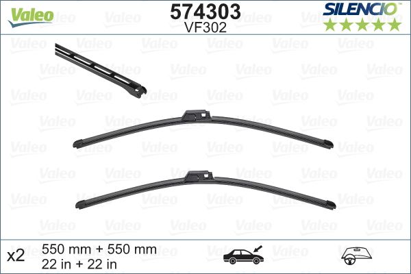 VAG SILECEK SUPURGESI 550 / 550mm AUDI A6 07 / 01>