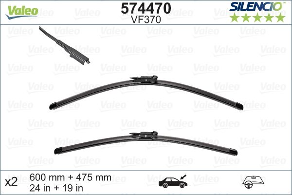 BMW SILECEK BMW E90 F30 G20 E84 MERCEDES-BENZ W176 A180 A160 – VALEO 574470