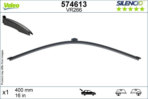VAG SILECEK SUPURGESI ARKA 400mm (RUZGARLIKLI) A4 A6 Q3