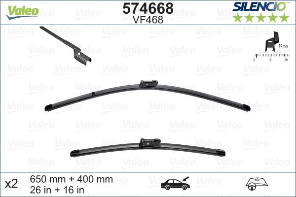 FIAT ON SILECEK SUPURGESI TAKIM (X2) / (MUZ TIPI) PARTNER TEPE BERLINGO 08> GRANDE PUNTO LINEA 08> FIAT 5