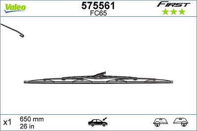 MERCEDES SILECEK SUPURGESI 650mm (ADET) / (FIRST)