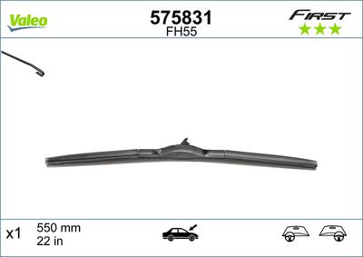 BMW SILECEK SUPURGESI FIRST HIBRID SERISI 550 MM – VALEO 575831