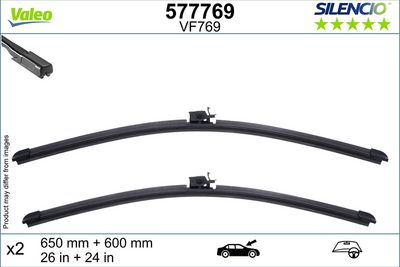 MERCEDES SILECEK SUPURGESI SWF ON TK. (650mm / 600mm) SPRINTER 907 910 18> CRAFTER 06> – VALEO 577769