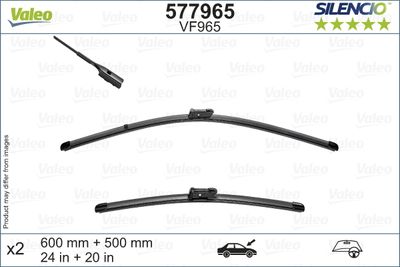 VOLVO SILECEK SUPURGESI VALEO SILENCIO VF965 (X2) (600+500MM) (ON) VOLVO XC40 (536) – VALEO 577965