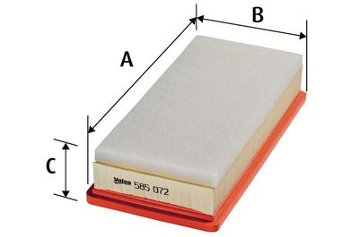 PSA HAVA FILTRESI P407 C5 II C5 (X7) DW10BTED4 (2,0HDI 16V)