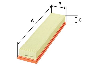 PSA HAVA FILTRESI P206 P206+ (T3E) P307 (EM YM) P308 PARTNER TEPE BERLINGO III C4 C4 (B7) DS4 TU5JP4 (1.