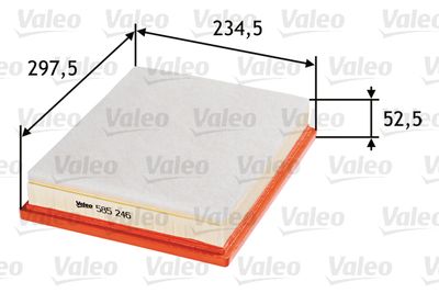 SAAB HAVA FILTRESI SAAB 9-3 1.9TTID/1.9TID/2.2TID CADILLAC BLS 1.9 D 06>