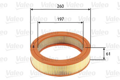 TOYOTA HAVA FILTRESI HILUX 80>90, NISSAN D21 PICKUP TERRANO 90>96, PATHFINDER I (WD21) 2.4 4WD, PATROL III, – VALEO 585698