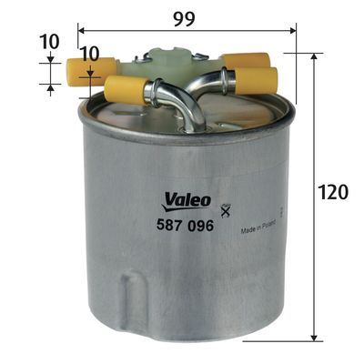 NISSAN YAKIT FILTRESI (MAZOT) NISSAN QASHQAI – VALEO 587096