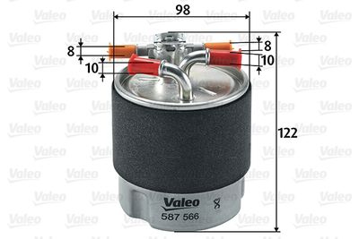 NISSAN YAKIT FILTRESI (MAZOT) NISSAN QASHQAI, XTR – VALEO 587566