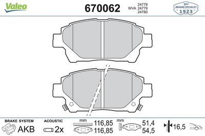 ASTON MARTIN DISK FREN BALATASI (ÖN) TOYOTA Yaris 1.0/1.3 99>05, iQ 1.0/1.3/1.4D 08>