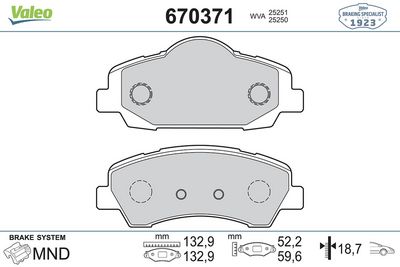 PSA DISK FREN BALATASI (ON) CITROEN C4,PEUGEOT 301