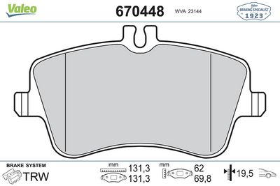 MERCEDES FREN BALATASI ON W202 93>00 W203 00>07 CL203 02>08 C209 02>09 R171 04>11