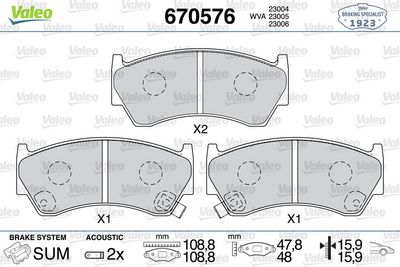 NISSAN ON FREN BALATASI (DISK) NISSAN ALMERA 1.4 1.6 95-00 – VALEO 670576