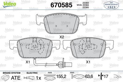 VAG ON FREN BALATASI AUDI A4 1.4 TFSI 2.0 TFSI 15> A5 1.4 TFSI 2.0 TFSI 16>