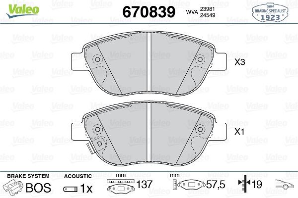 FIAT ON FREN BALATASI FIAT BRAVO II DOBLO FIORINO BIPPER NEMO PRATICO EVO PUNTO STILO IDEA LINEA 08> OPEL